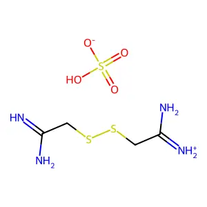 2,2'-二硫代双乙脒硫酸氢盐 structure