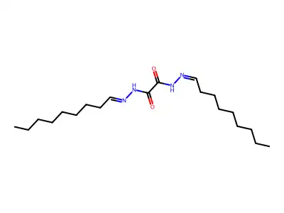 N,N'-bis(nonylideneamino)oxamide structure