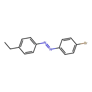 Diazene, (4-bromophenyl)(4-ethylphenyl)- structure