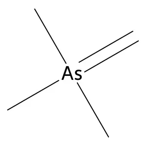 Arsonium, trimethyl-, methylide structure