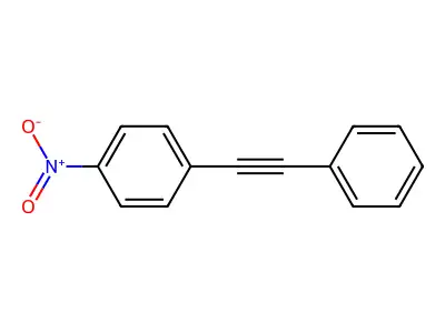 1-Nitro-4-phenylethynyl-benzene structure