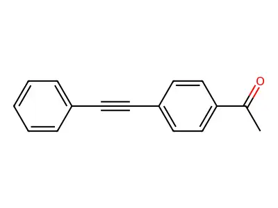 1-[4-(2-Phenylethynyl)phenyl]ethanone structure