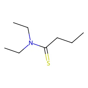 N,N-Diethylbutanethioamide structure