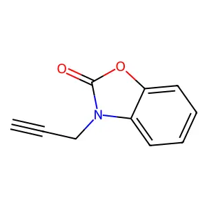 2-Benzoxazolinone, 3-(2-propynyl)- structure