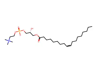 1-Oleoyl-lysopc structure