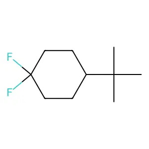 4-Tert-butyl-1,1-difluorocyclohexane structure