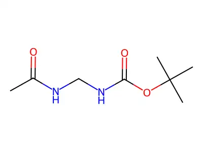 Tert-butyl N-(acetamidomethyl)carbamate structure