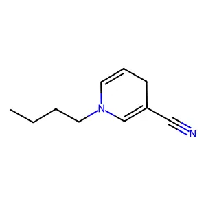 1-丁基-1,4-二氢烟腈 structure