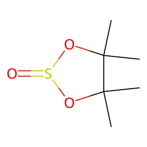 4,4,5,5-四甲基-1,3,2-二氧硫杂环戊烷-2-氧化物 structure