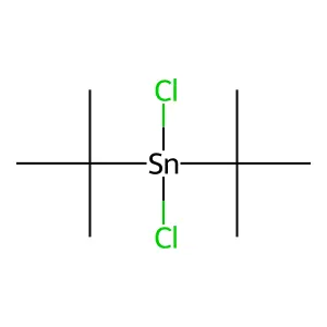 Di-tert-butyldichlorostannane structure