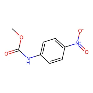 N-(4-硝基苯基)氨基甲酸甲酯 structure