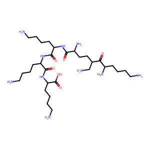 Penta-L-lysine structure
