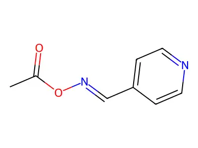 (Pyridin-4-ylmethylideneamino) acetate structure