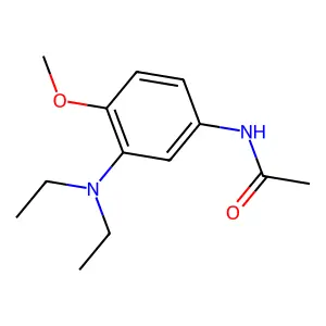 N-(3-(二乙氨基)-4-甲氧基苯基)乙酰胺 structure