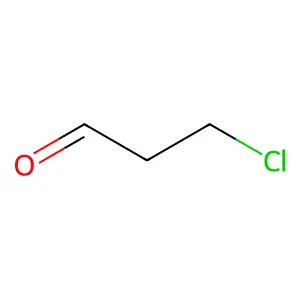 Propanal, 3-chloro- structure