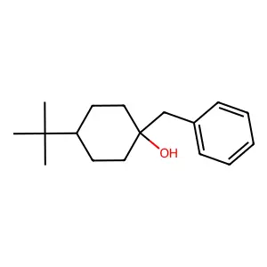 1-Benzyl-4-tert-butylcyclohexan-1-ol structure