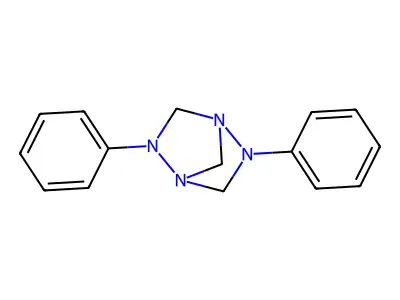2,5-Diphenyl-1,2,4,5-tetraazabicyclo[2.2.1]heptane structure