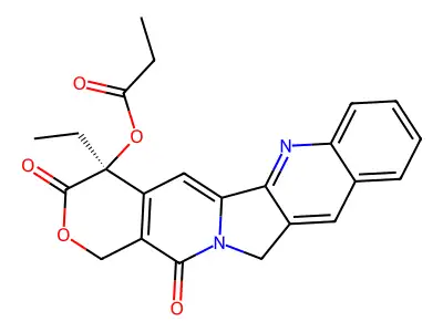 Camptothecin-20(S)-O-propionate structure