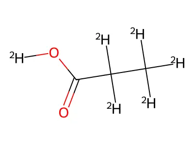 Propanoic-d5 acid-d structure