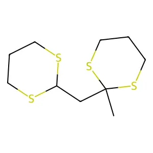 2-(1,3-Dithian-2-ylmethyl)-2-methyl-1,3-dithiane structure