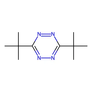 3,6-Ditert-butyl-1,2,4,5-tetrazine structure