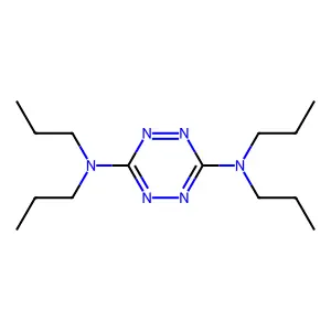 3,6-Bis(dipropylamino)-1,2,4,5-tetrazine structure