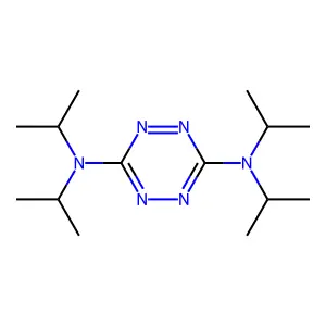 3,6-Bis(diisopropylamino)-1,2,4,5-tetrazine structure