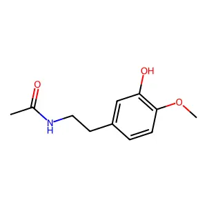 N-(2-(3-Hydroxy-4-methoxyphenyl)ethyl)acetamide structure