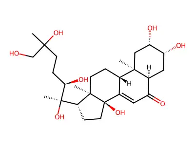 罗汉松甾酮C structure