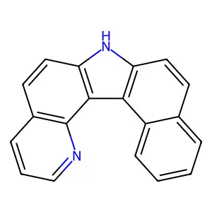 7H-Benzo(c)pyrido(2,3-g)carbazole structure
