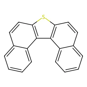 Dinaphtho(2,1-b:1',2'-d)thiophene structure