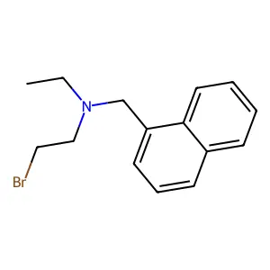 N-(2-溴乙基)-N-乙基-1-萘甲胺 structure