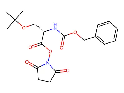 Z-SER(TBU)-OSU structure