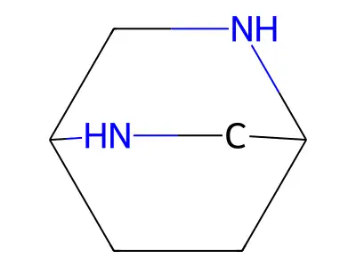 2,5-Diazabicyclo(2.2.2)octane structure
