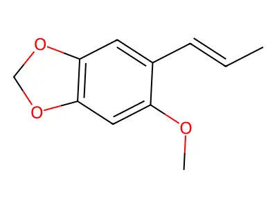 5-Methoxy-6-prop-1-enyl-1,3-benzodioxole structure