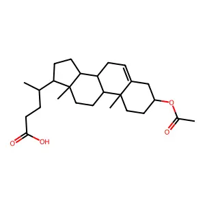 3-(乙酰氧基)胆-5-烯-24-酸 structure