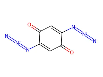 2,5-Diazidoquinone structure