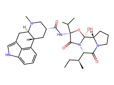 9,10-Dihydro-beta-ergocryptine structure