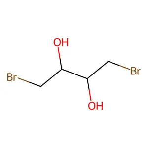 2,3-Butanediol, 1,4-dibromo-, (R*,S*)- structure
