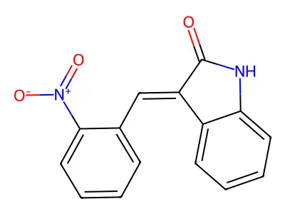 (E)-3-(2-Nitrobenzylidene)indolin-2-one structure