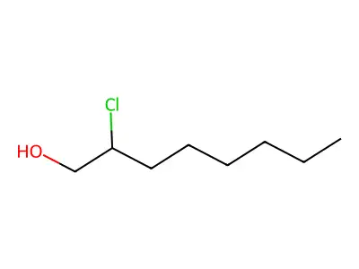 1-Octanol, 2-chloro- structure