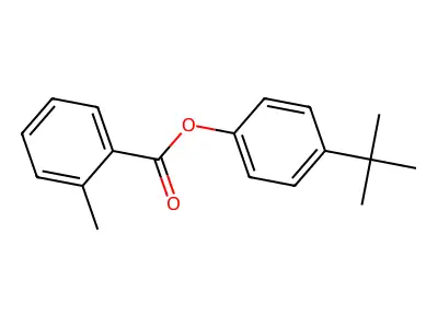 4-Tert-butylphenyl 2-methylbenzoate structure