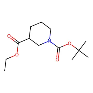 2-[(3R)-1-[(2-methylpropan-2-yl)oxycarbonyl]piperidin-3-yl]acetic acid structure