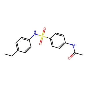 N-{4-[(4-ethylphenyl)sulfamoyl]phenyl}acetamide structure