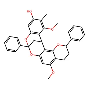 Dracoflavan C1 structure