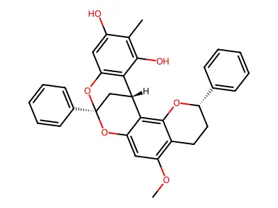 Dracoflavan D1 structure