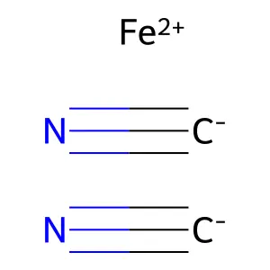 氰化亚铁 structure