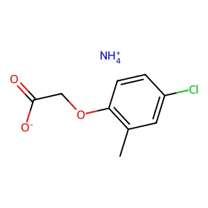 Acetic acid, 2-(4-chloro-2-methylphenoxy)-, ammonium salt (1:1) structure