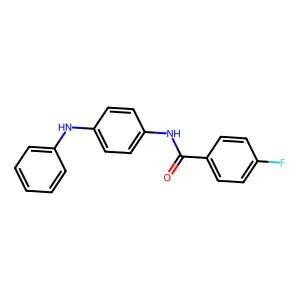 N-(4-苯氨基苯基)-4-氟苯甲酰胺 structure