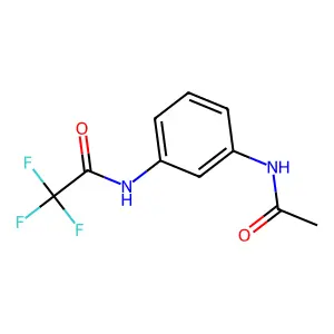 N-[3-(acetylamino)phenyl]-2,2,2-trifluoroacetamide structure